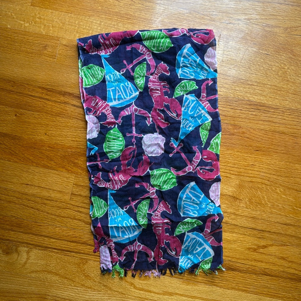 GUC Lilly Pulitzer Rock My Boat Murfette Scarf IM